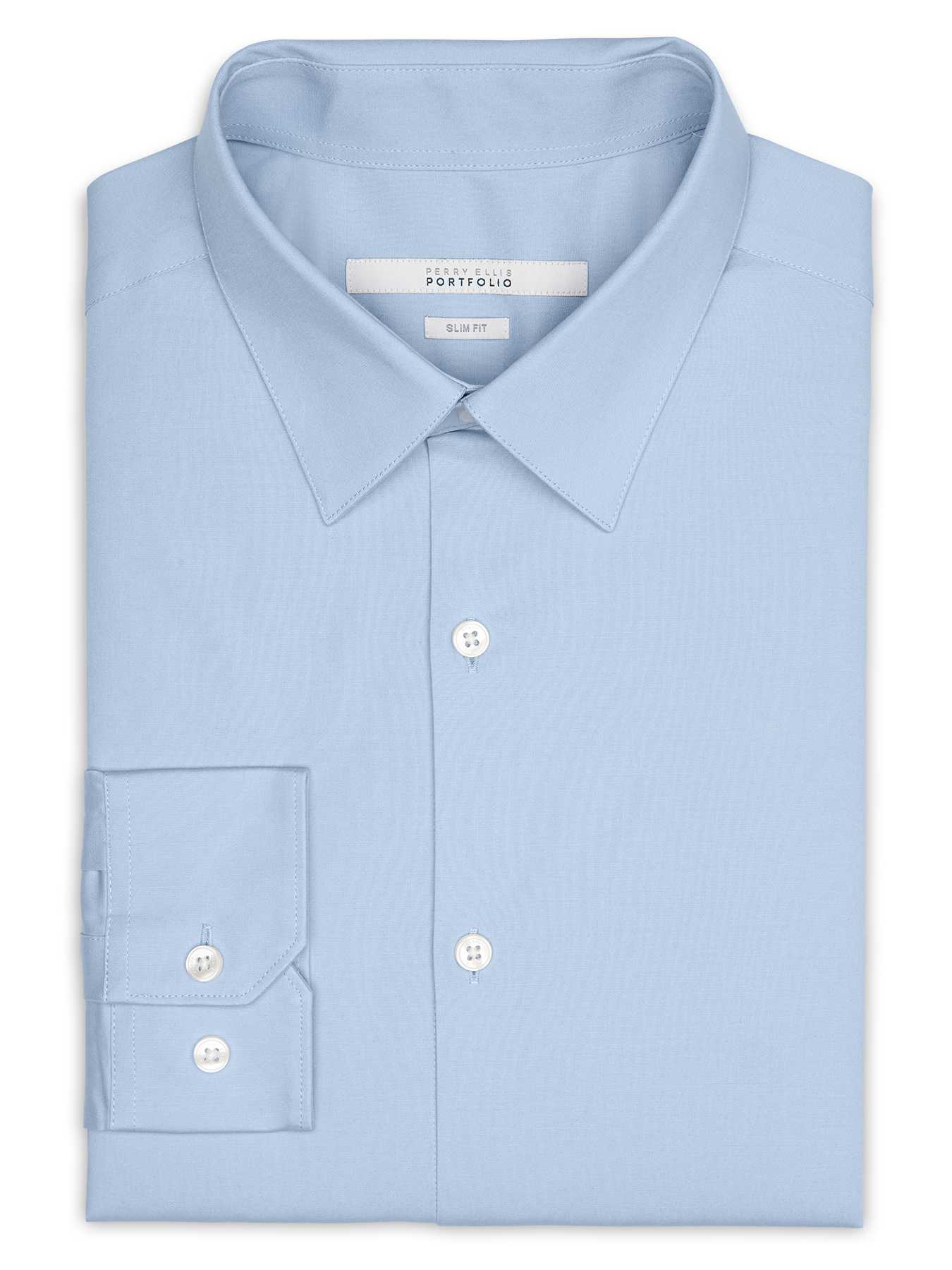 Perry Ellis Slim Fit Stretch Portfolio Dress Shirt