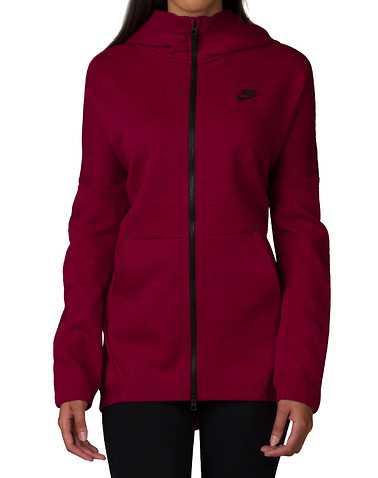 NIKE SPORTSWEAR WOMENS Red Clothing / Sweatshirts