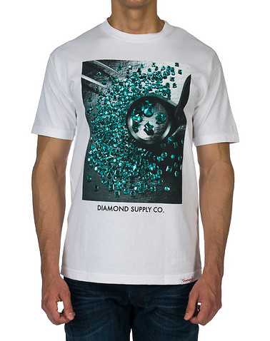 DIAMOND SUPPLY COMPANYENS White Clothing / Tees and Polos