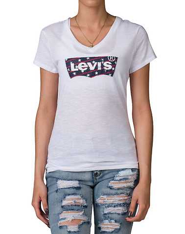 LEVIS WOMENS White Clothing / Tops