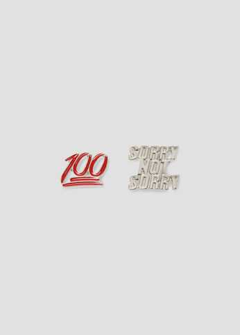Sorry Not Sorry Tac Pin Set