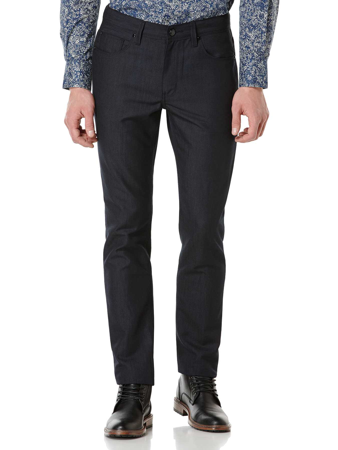 Perry Ellis Big and Tall Horizontal Stripe Denim