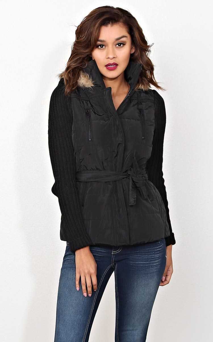 Stone Peak Quilted Jacket - - in Size by Styles For Less