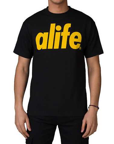 ALIFE MENS Black Clothing / Tops S