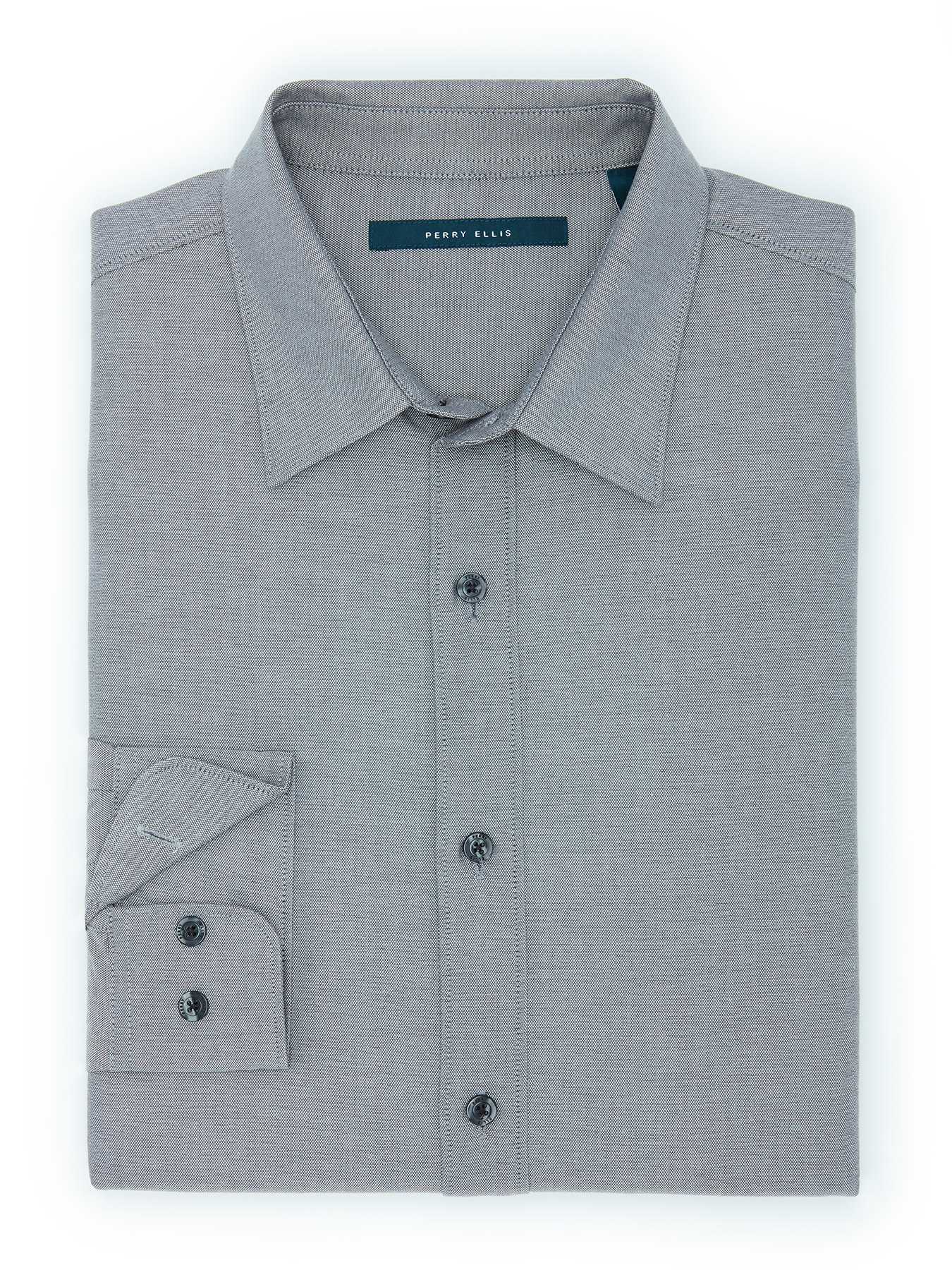 Perry Ellis Oxford Rolled Sleeve Shirt
