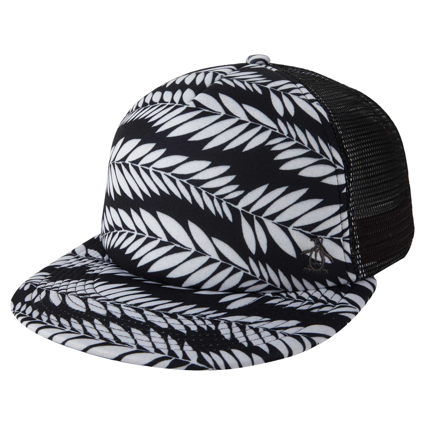 Original Penguin PALM PRINT FLAT VISOR BASEBALL CAP