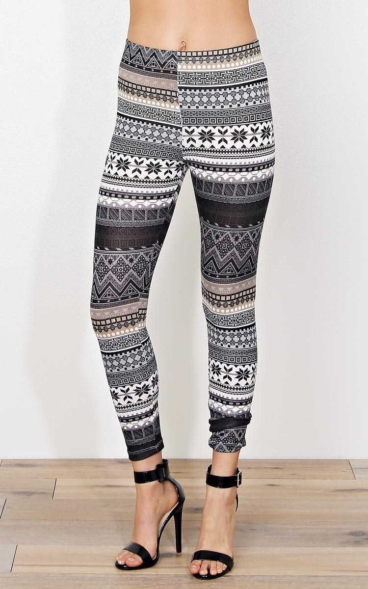 Nordic Cover Sweater Leggings - Combo in Size by Styles For Less