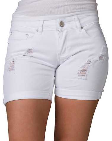 ESSENTIALS WOMENS White Clothing / Denim Shorts