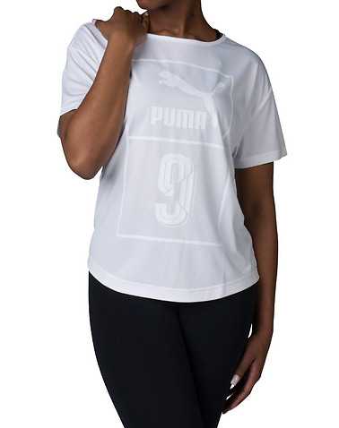 PUMA WOMENS White Clothing / Tops