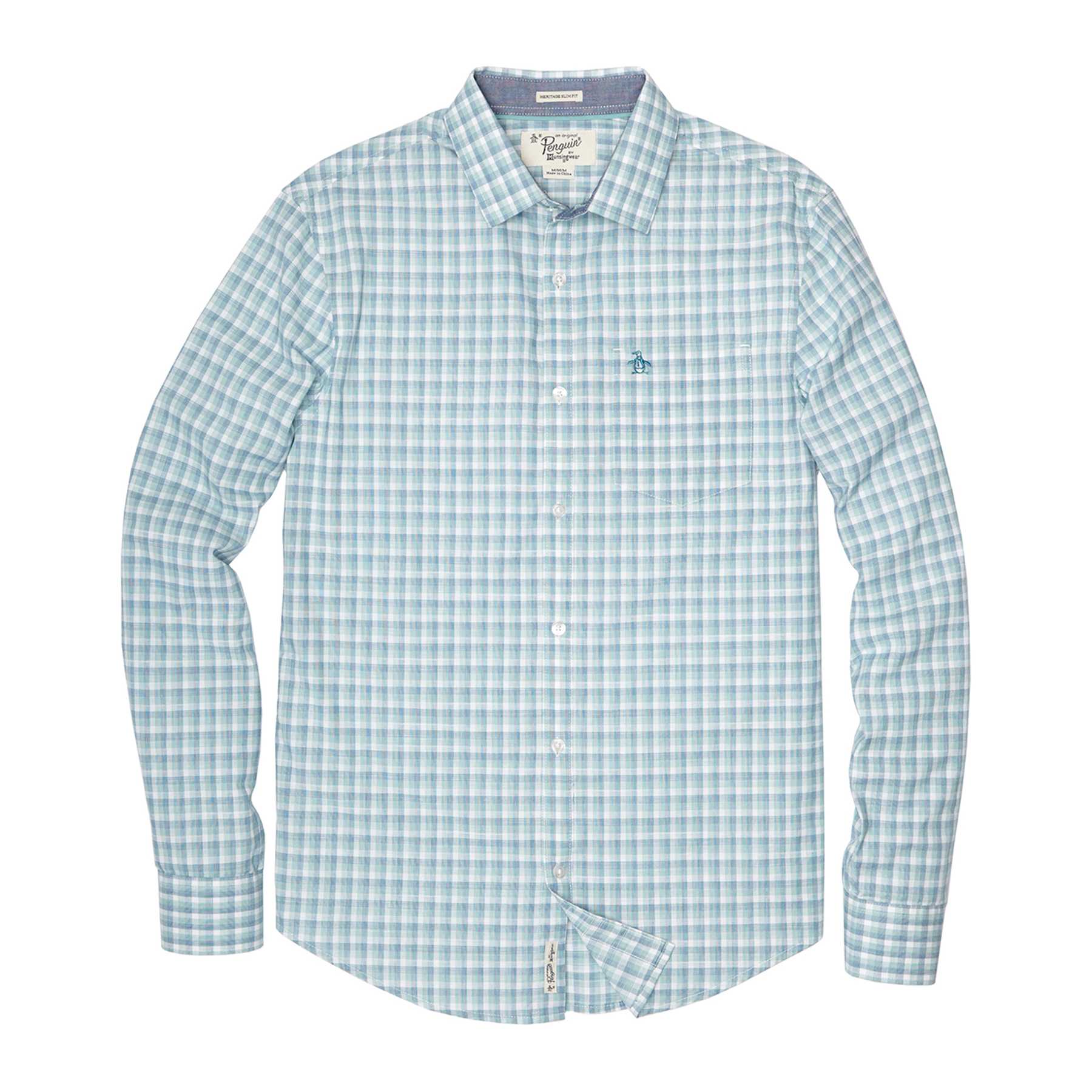 Original Penguin END ON END PLAID SHIRT