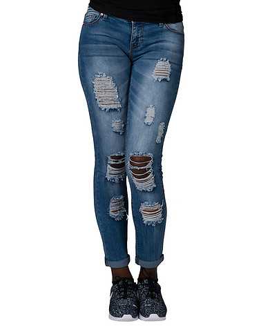 ESSENTIALS WOMENS Blue Clothing / Jeans