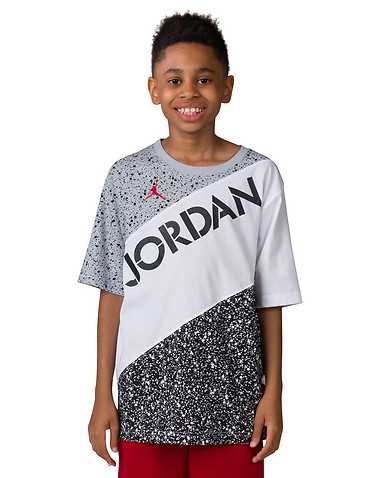 JORDAN BOYS White Clothing / Short Sleeve T-Shirts M