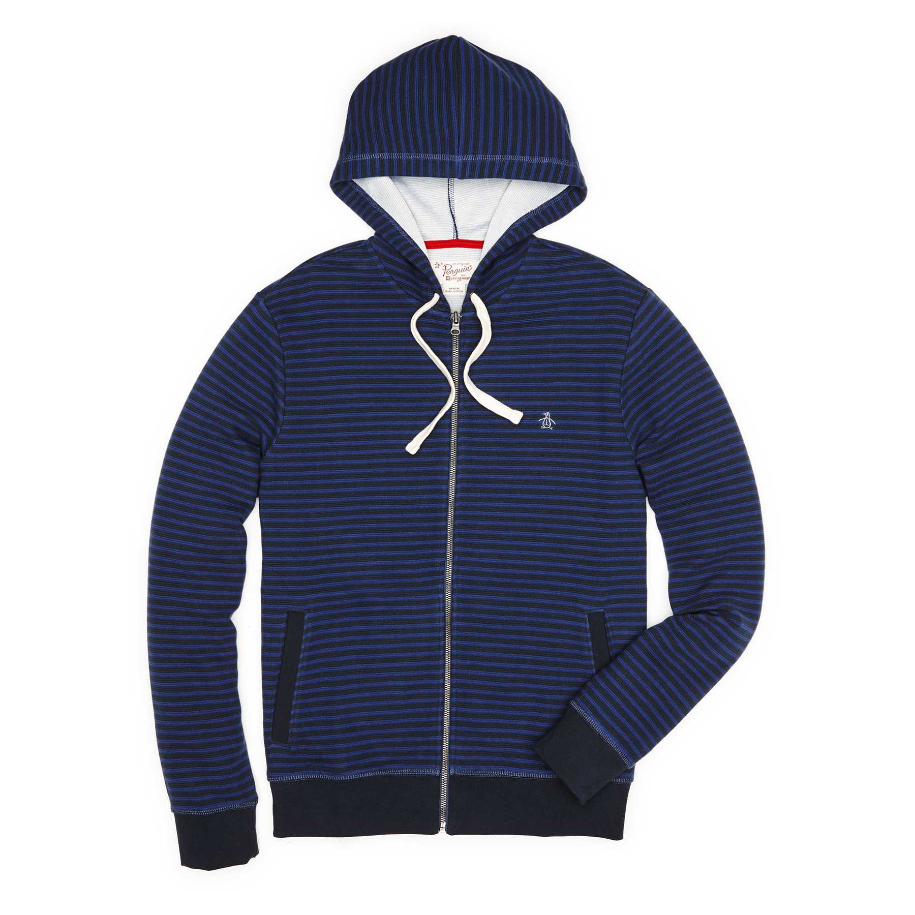 Original Penguin FULL ZIP OTTOMAN HOODIE