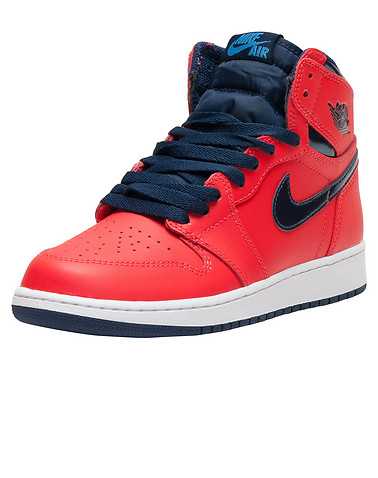 JORDAN GIRLS Red Footwear / Sneakers