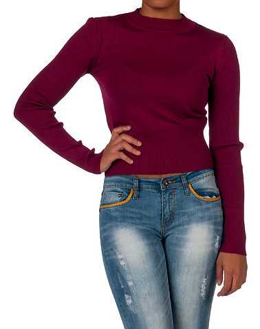 ESSENTIALS WOMENS Burgundy Clothing / Sweaters L