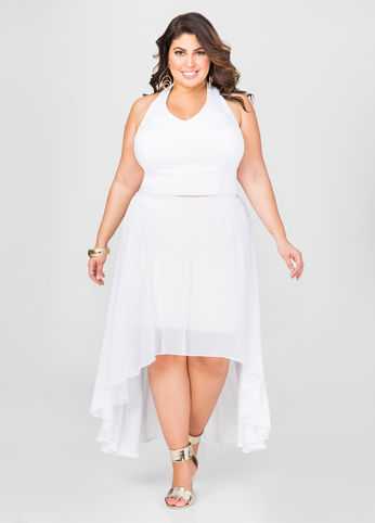 Flyaway Chiffon Scuba Skirt