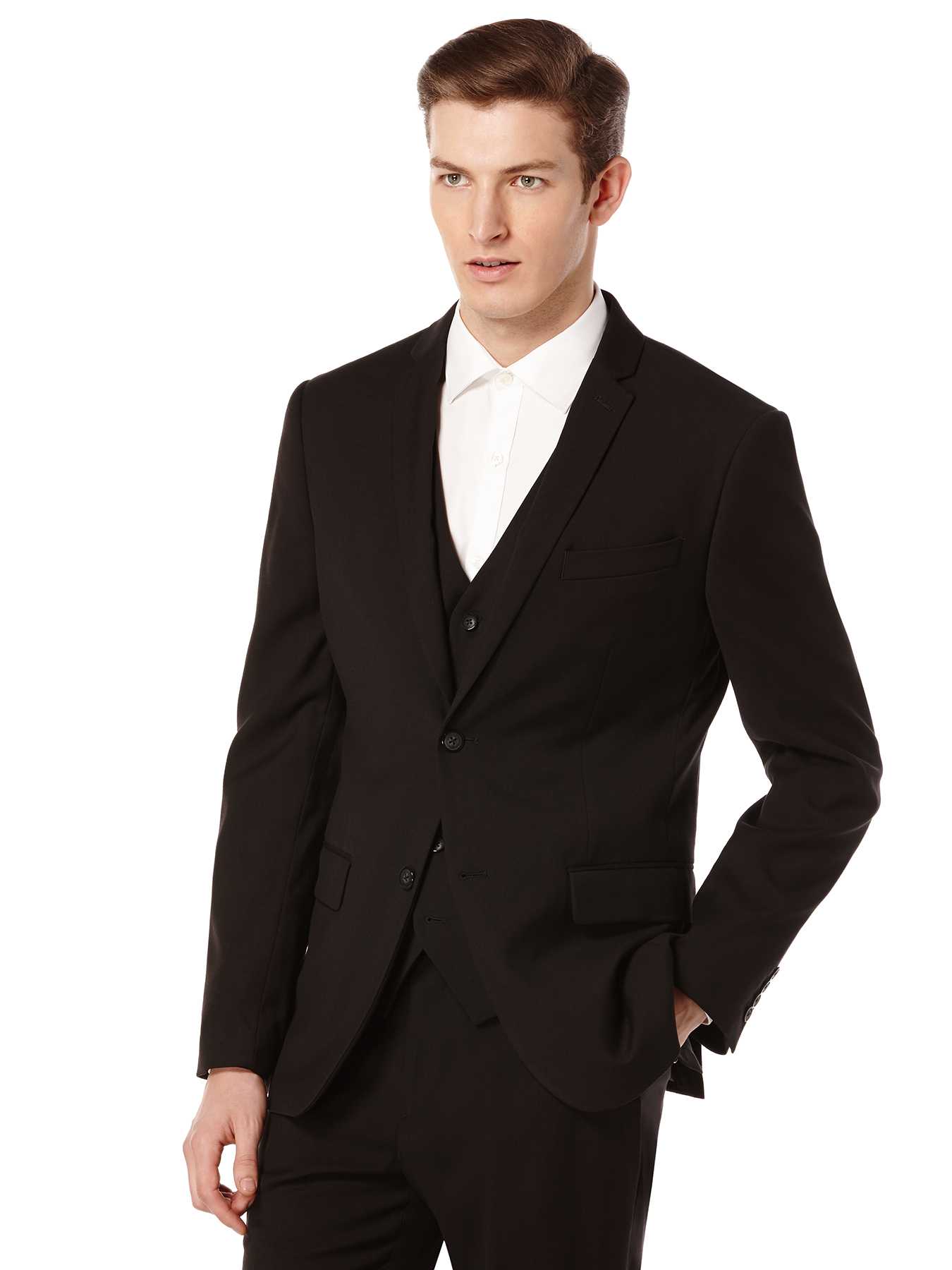 Perry Ellis Slim Fit Solid Suit Jacket