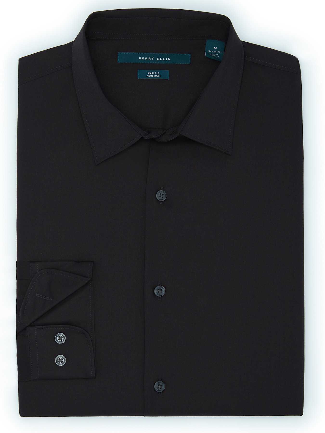 Perry Ellis Non-Iron Slim Fit Essential Shirt