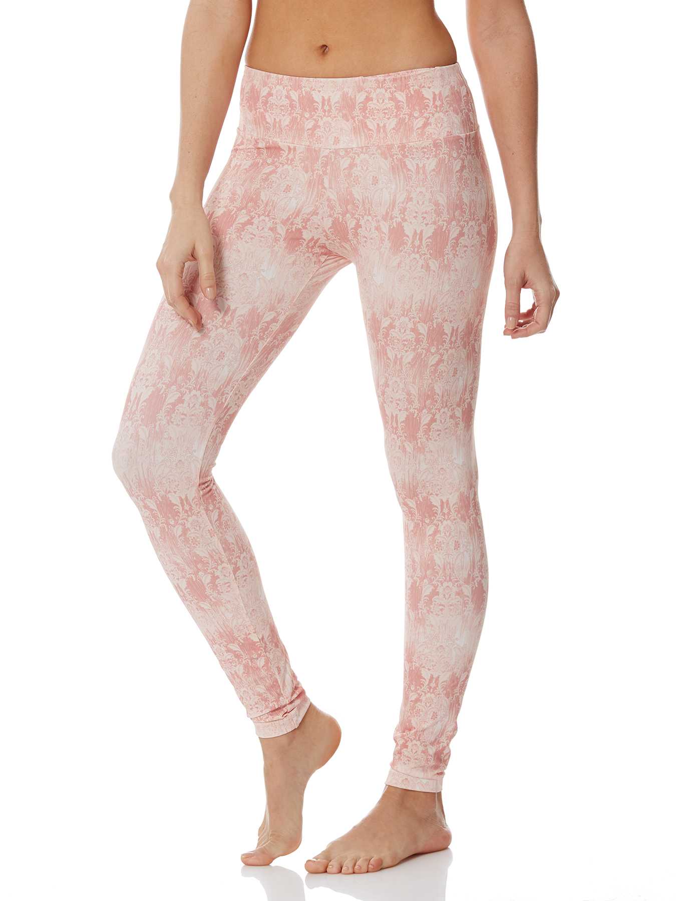 Peony Rose Print Leggings