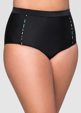 Cheetah High Waist Bikini Bottom