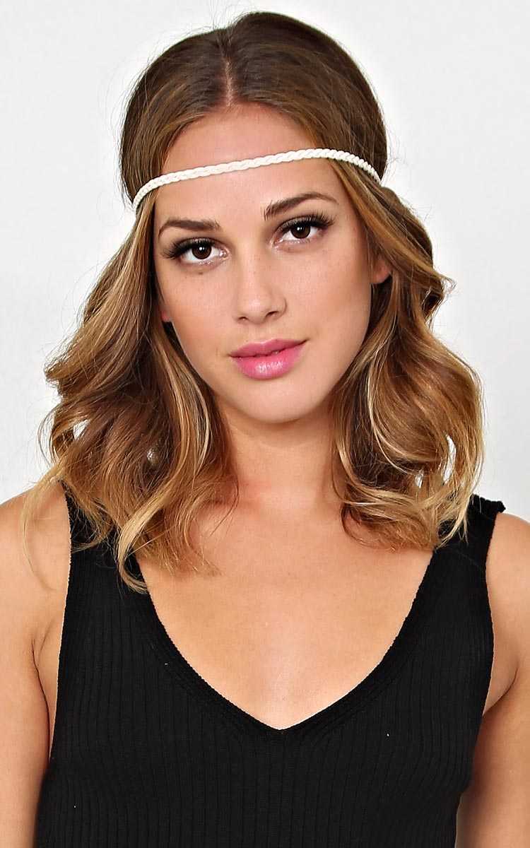 Lady Like Headwrap Set - N/S - Ivory Combo by Styles For Less