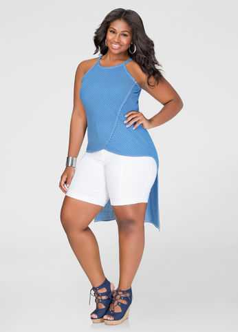 Striped Hi-Lo Tunic