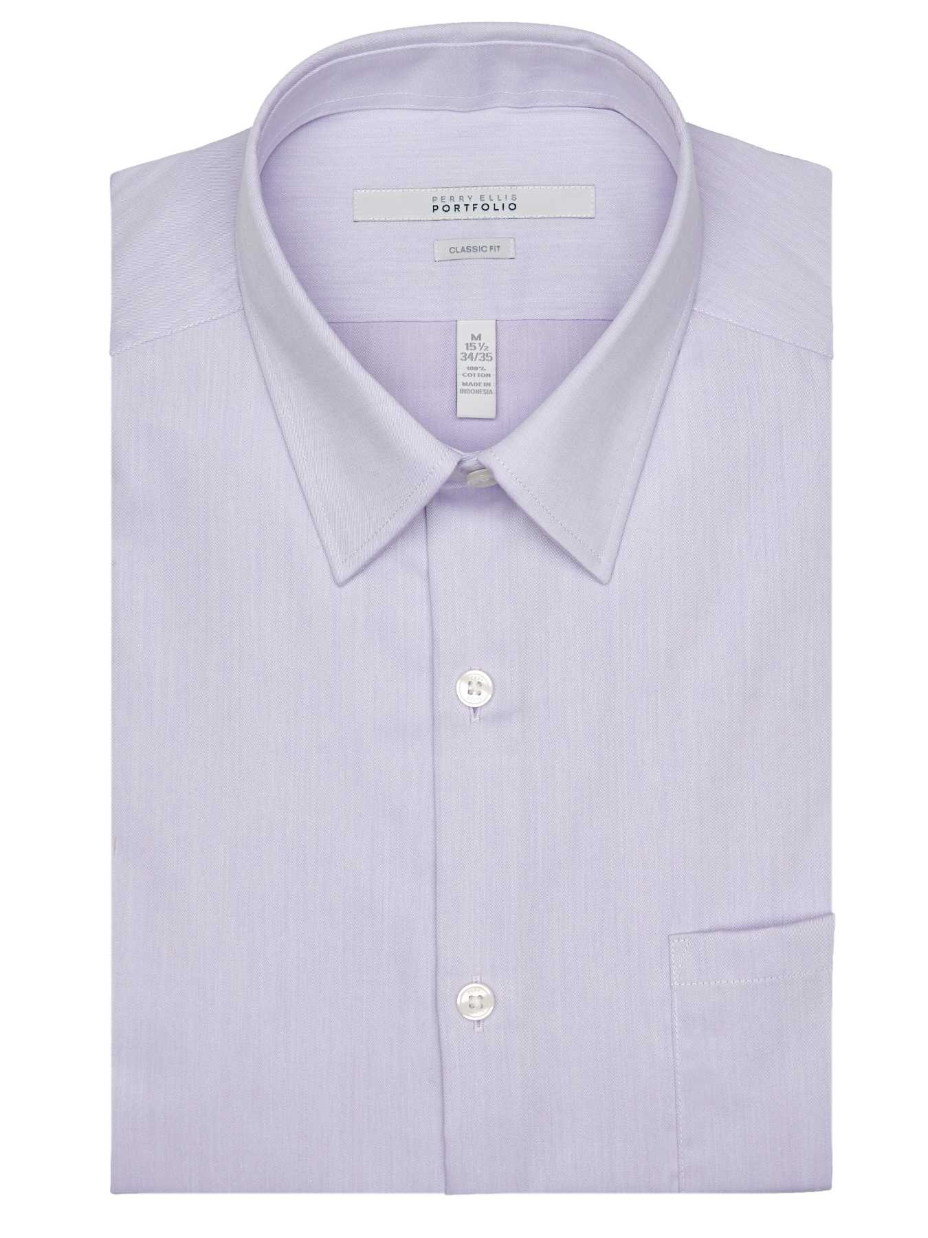 Perry Ellis Classic Fit Twill Portfolio Dress Shirt