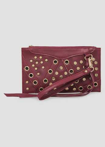 Grommet Stud Wristlet