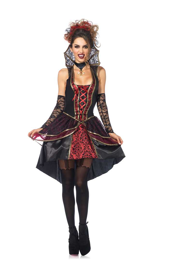 Black Burgundy 3Pc. Vampire Queen