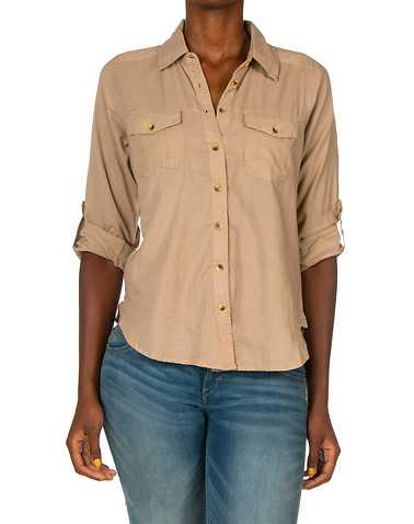 ESSENTIALS WOMENS Beige-Khaki Clothing / Tops S
