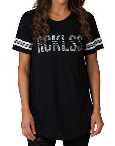 RECKLESS GIRLS WOMENS Black Clothing / Tops M