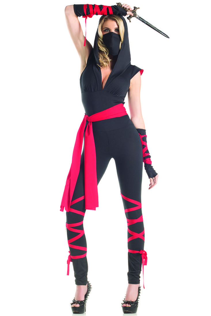 5 PC Mortal Ninja Fantasy Costume