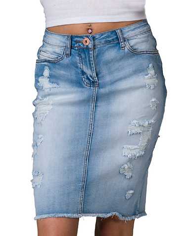 ESSENTIALS WOMENS Blue Clothing / Skirts