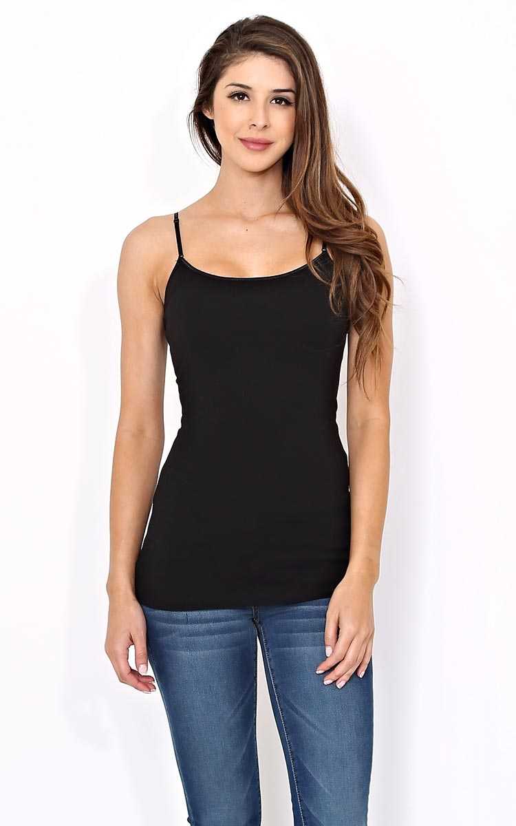 Bozzolo Basic Bra Top Cami - in Size by Styles For Less