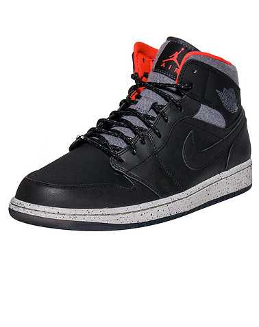 JORDAN MENS Black Footwear / Sneakers