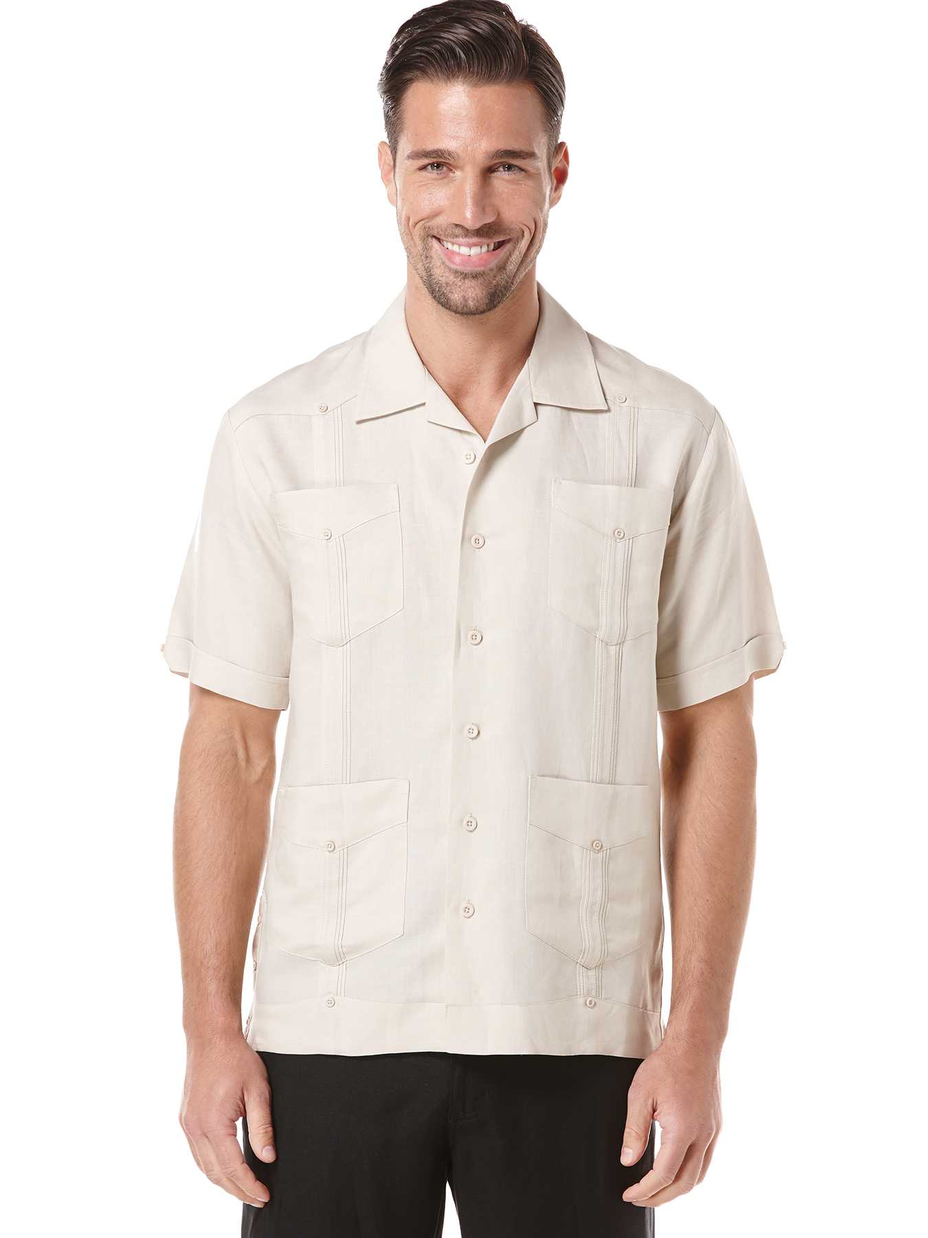 Cubavera Rayon Blend Short Sleeve Guayabera Shirt