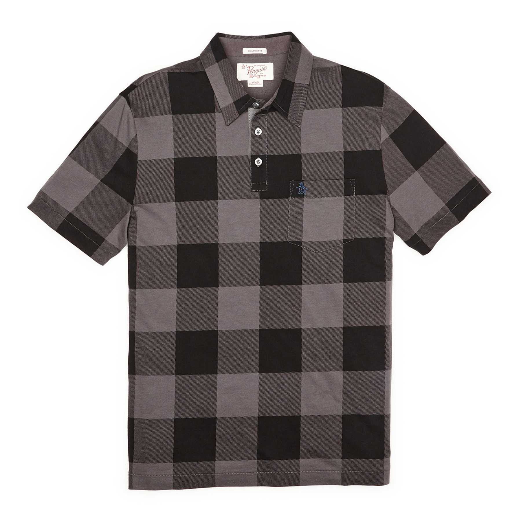 Original Penguin BUFFALO PLAID POLO