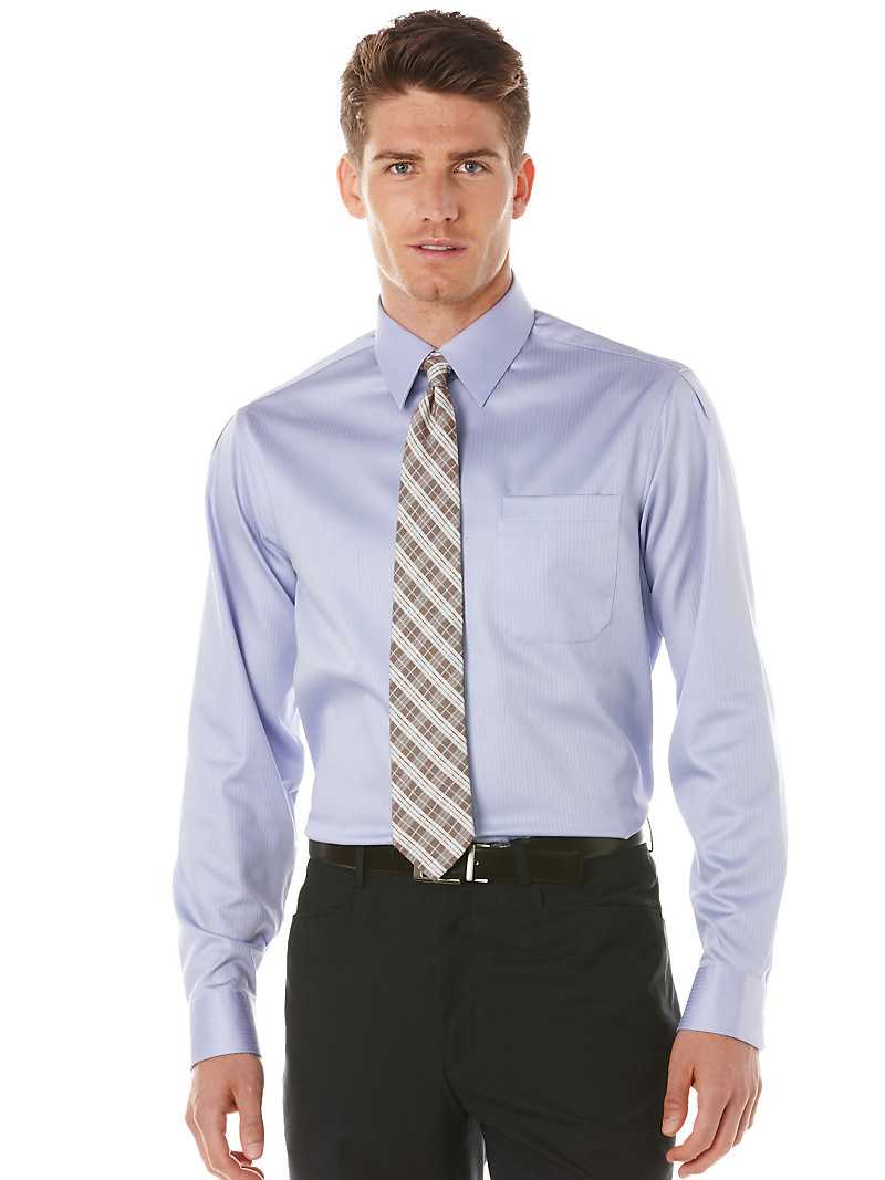 Perry Ellis Classic Fit Skip Dent Portfolio Dress Shirt