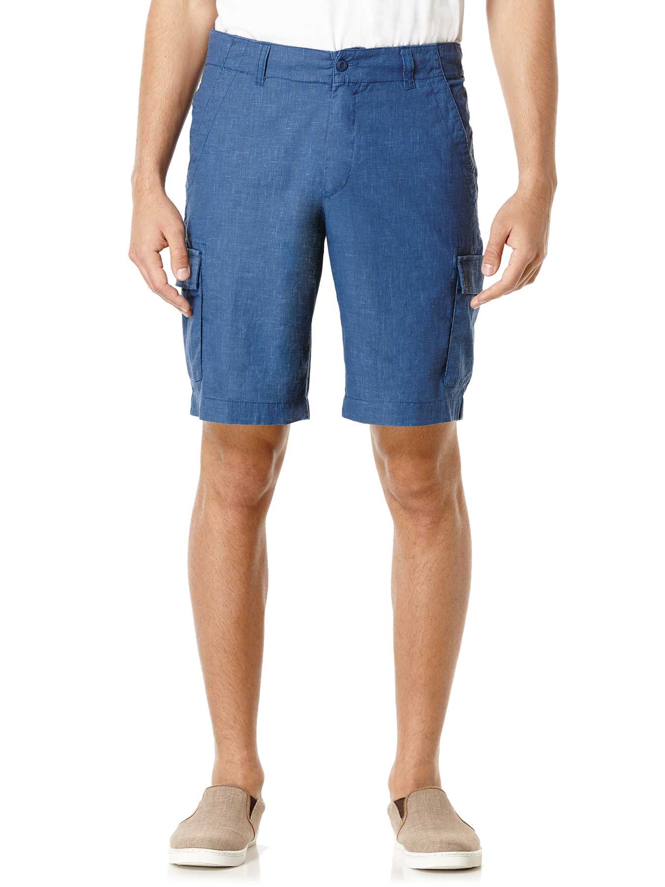 Cubavera 100% Linen Bermuda Cargo Short