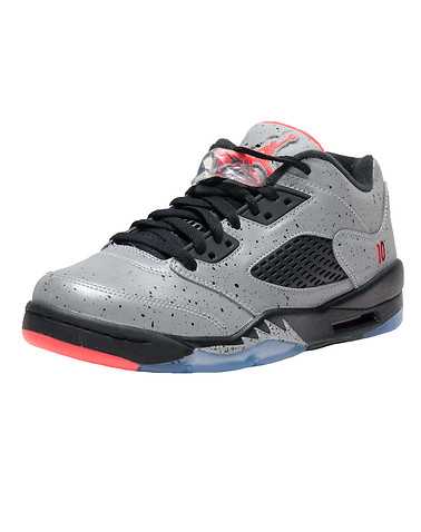JORDAN GIRLS Silver Footwear / Sneakers 4Y