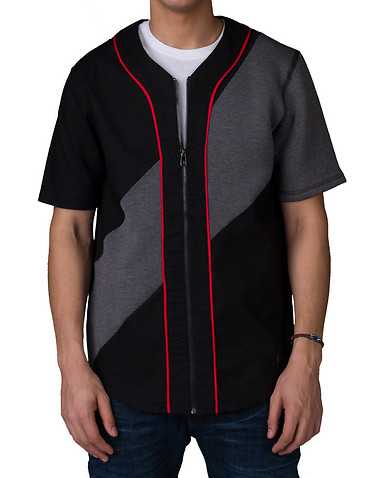 HUDSON OUTERWEAR MENS Black Clothing / Button Down Shirts S