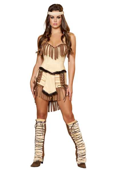 Tan 3pc Indian Mistress