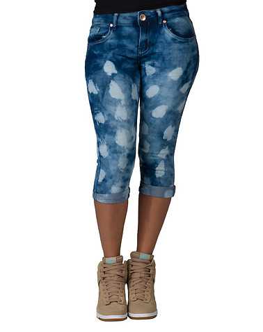 ESSENTIALS WOMENS Blue Clothing / Denim Shorts