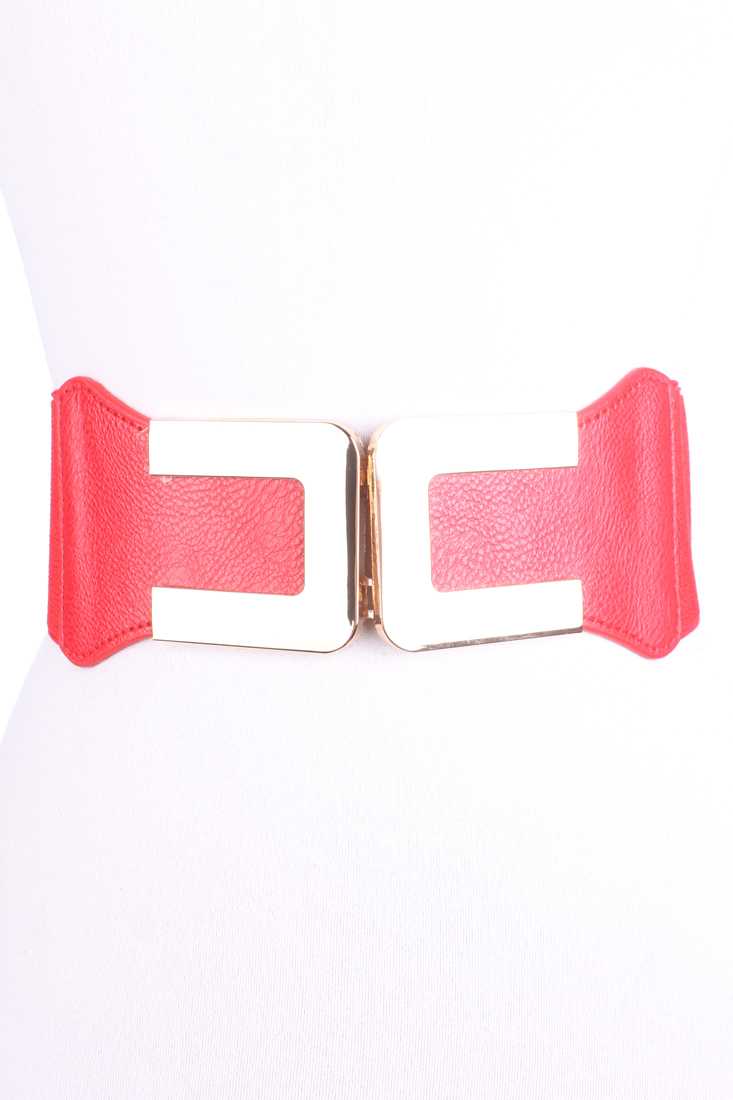 Red High Polish Decor Cute Belt