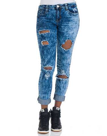 ESSENTIALS WOMENS Blue Clothing / Jeans