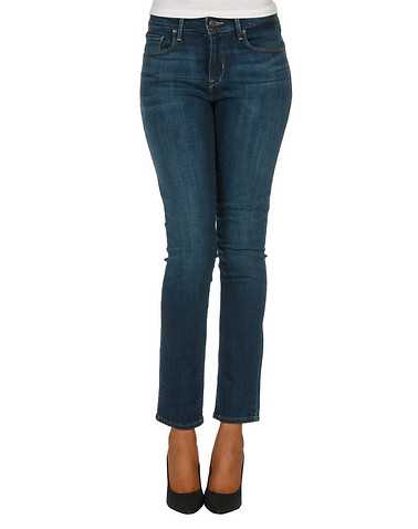 LEVIS WOMENS Blue Clothing / Jeans
