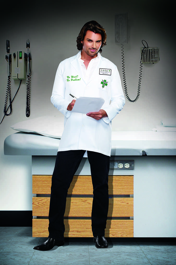 Dr. Bud Smoker 2 Pc. Mens Costume