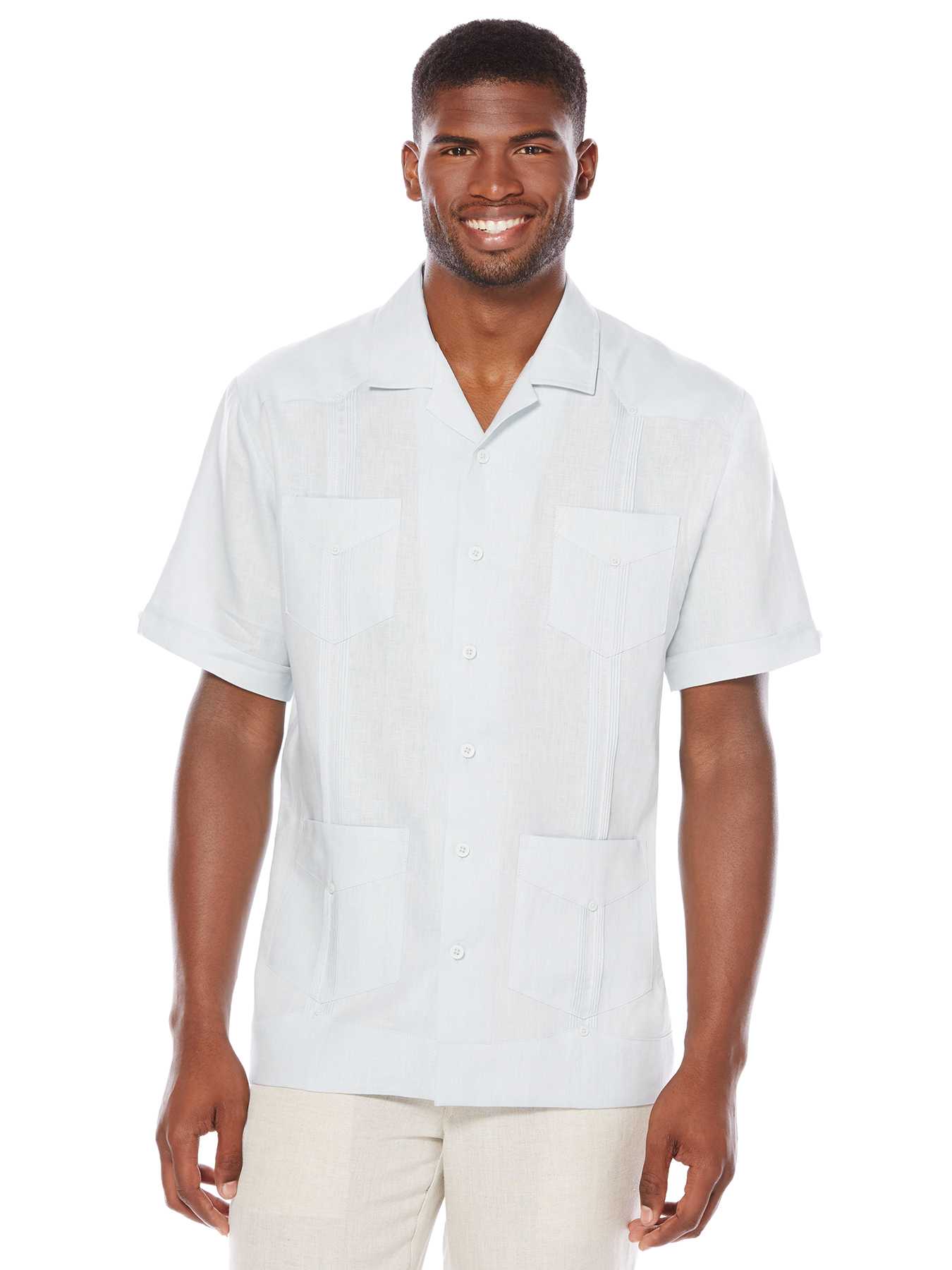 Cubavera 100% Linen Short Sleeve Classic Guayabera