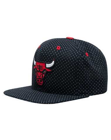 MITCHELL AND NESS MENS Black Accessories / Caps Snapback ONES
