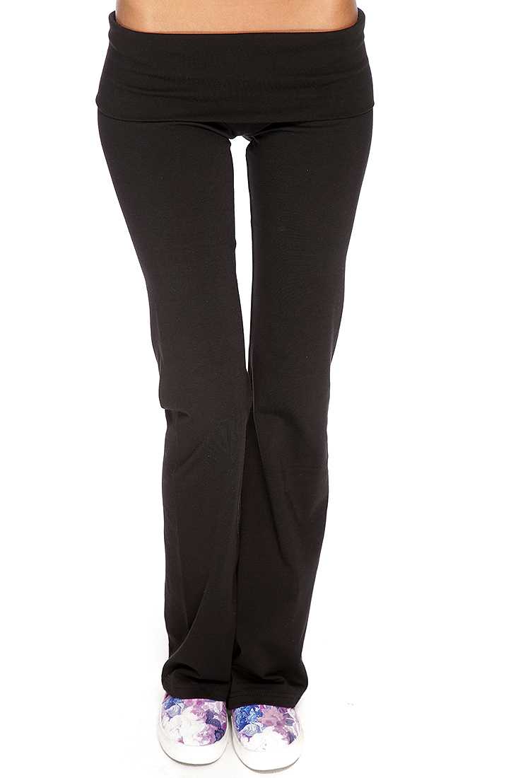 Black Comfy Stretchy Fit Yoga Pants